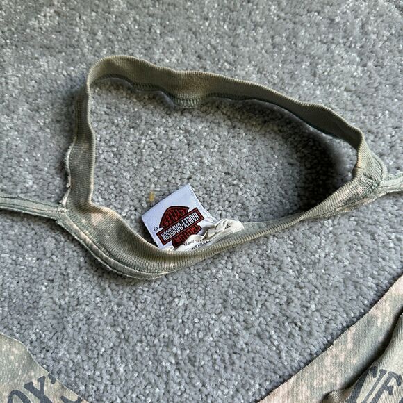 HARLEY-DAVIDSON MOTORCYCLE WOMENS VINTAGE OVERSIZED SHIRT BY THE VINTAGE TWIN - Picture 7 of 10